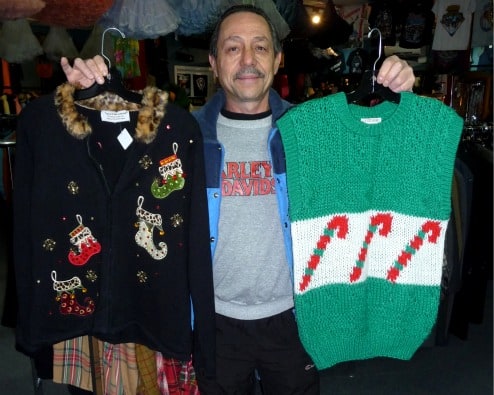 ugly holiday sweaters at Retro Rock Vintage Clothing in Vancouver