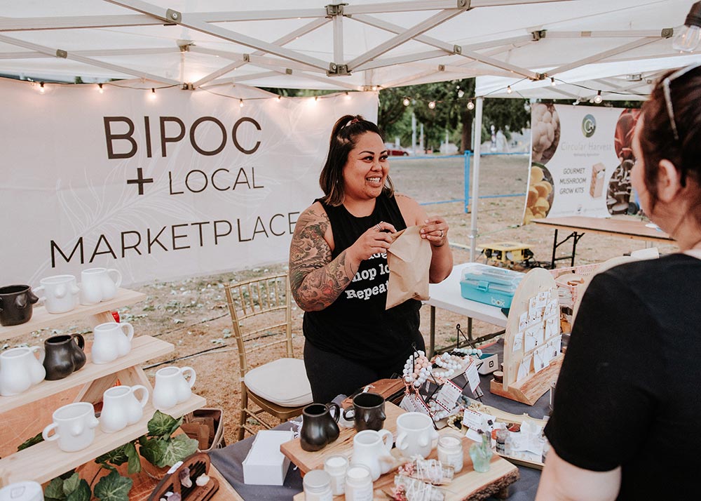BIPOC and local marketplace at the Abby Fall Food Festival 2022 in Abbotsford