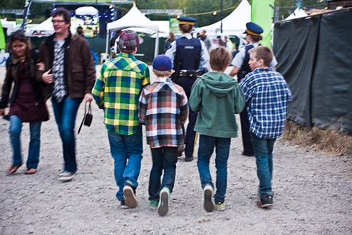 young hipsters in flannel at Live at Squamish