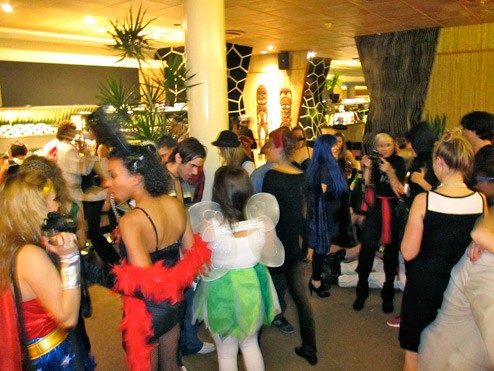 Waldorf grand opening Halloween party Vancouver