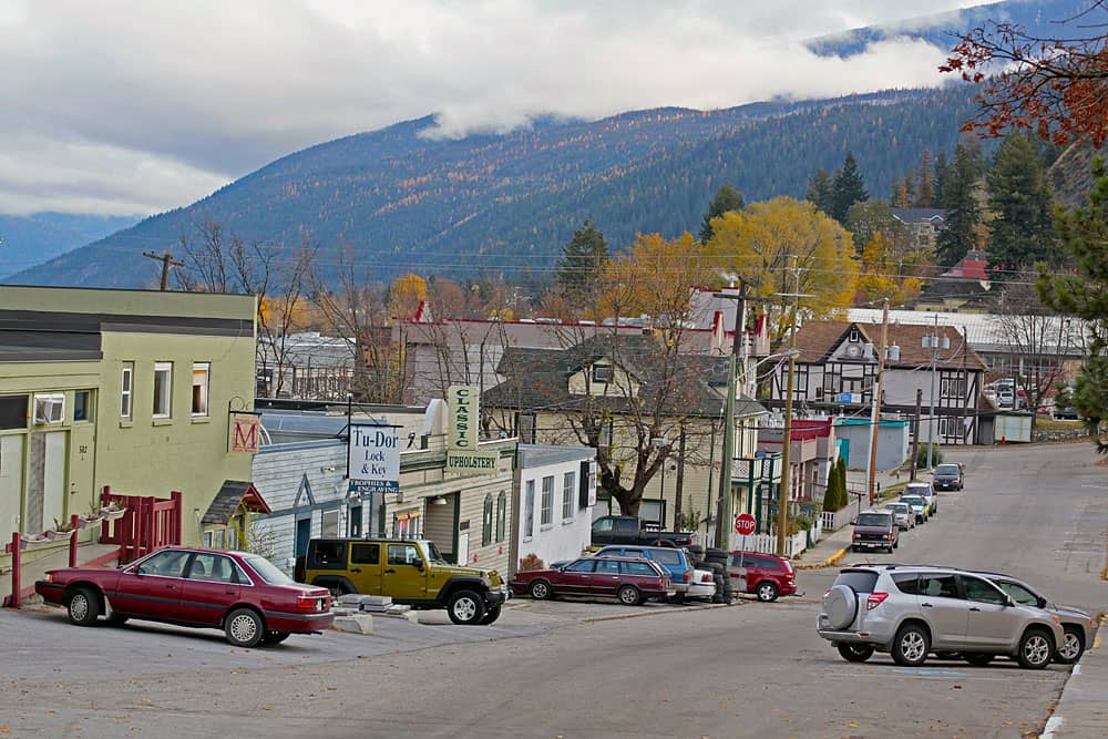 A picturesque view of Nelson's quaint streets