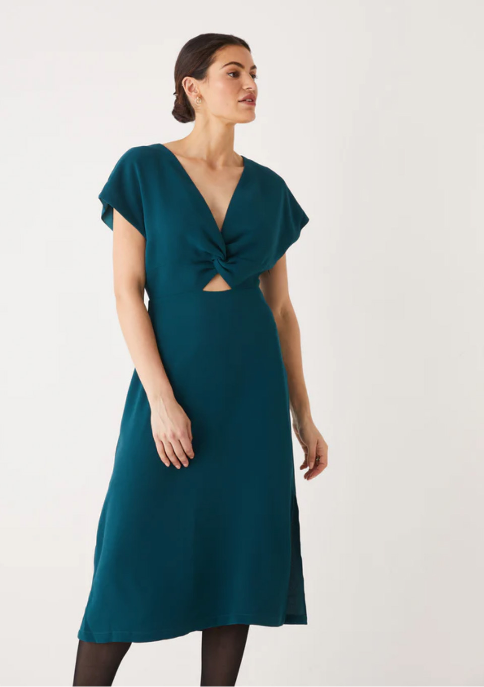 Deep Teal Cocktail Dress by Frank and Oak