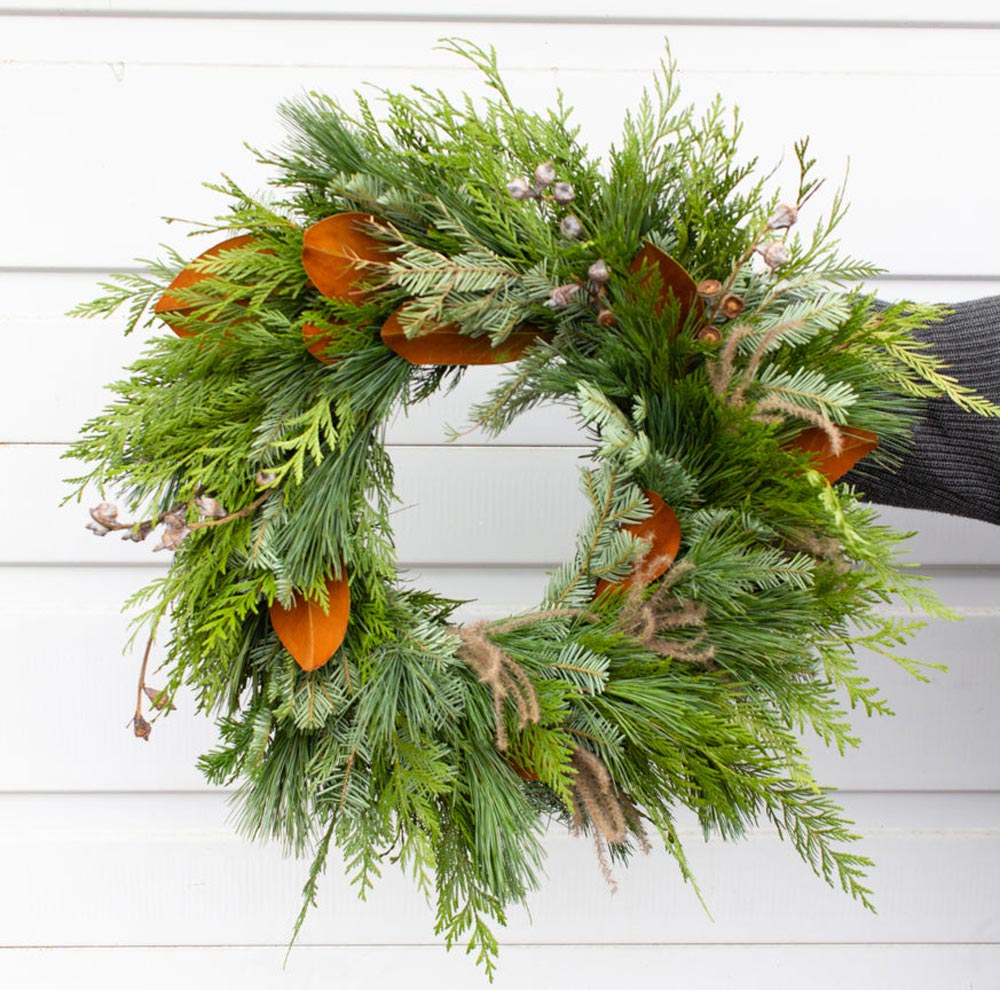 Designer's Choice Fresh Winter Wreath from Garden Party Flowers