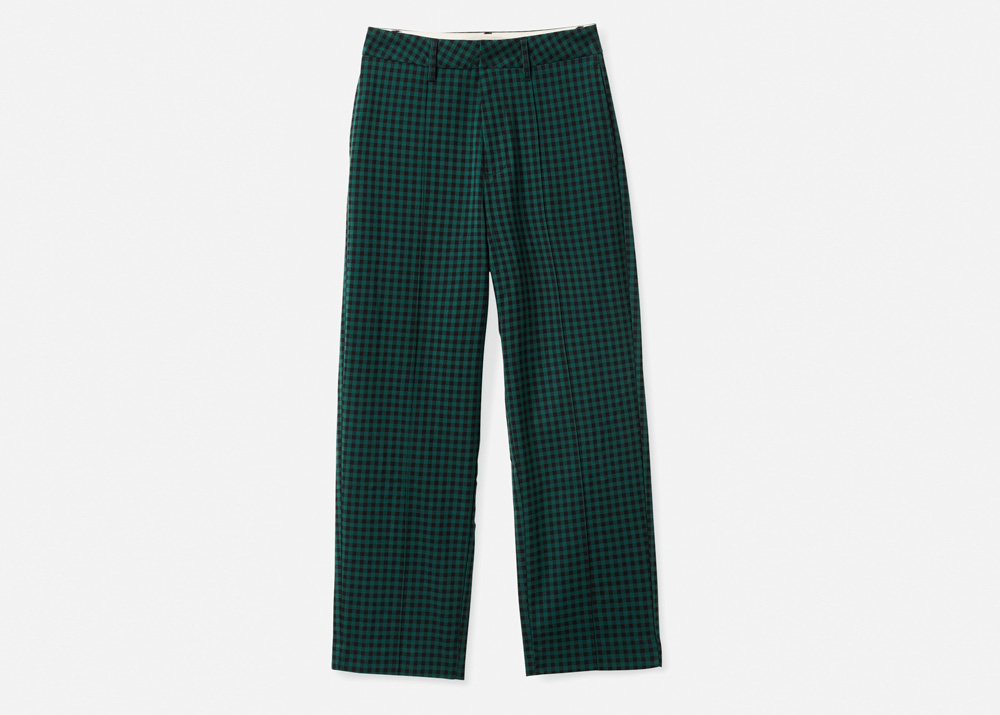 Emerald Check Retro Trouser Pant by Brixton