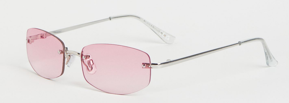 Silver and Pink Sunglasses by H&M