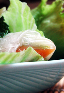 Crispy Tuna Rolls on Fragrant Thai Salad